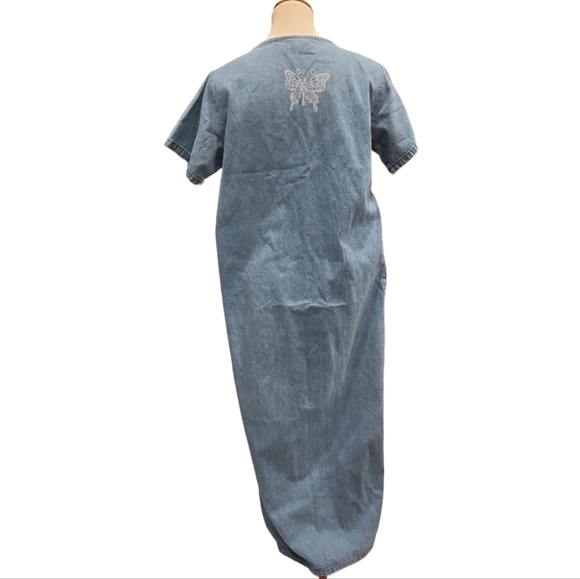 Denim Maxi Dress USA Oversized - Picture 2 of 10